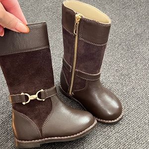 Janie and Jack riding baby girl boots